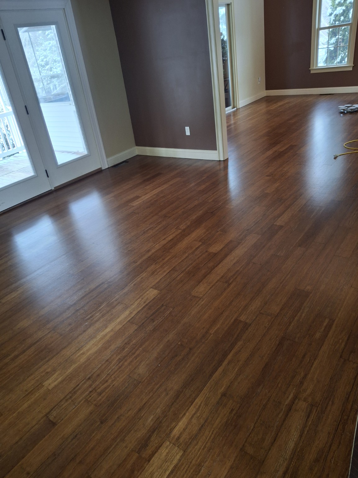 Marissa's refinished hardwood floor