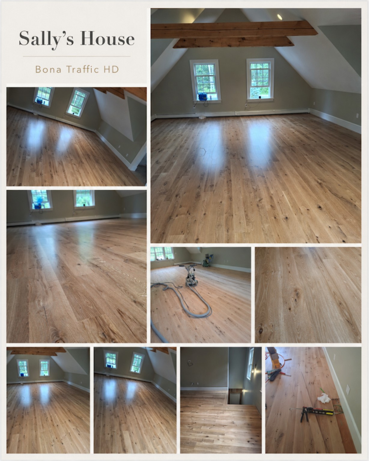 Sally's House refinished hardwood floors